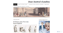 Desktop Screenshot of janeaustenslondon.com